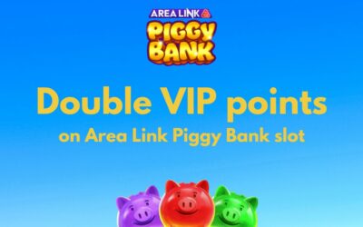 Double VIP points on Area Link Piggy Bank slot: Grab a $25 reward