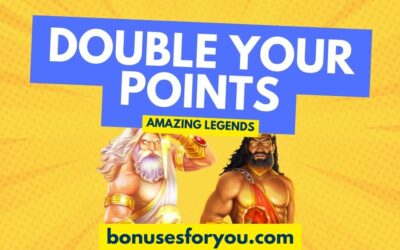 Double points on Amazing Legends during May in Casino Rewards